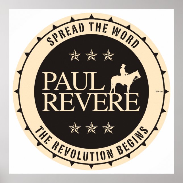 Póster Paul Revere (Frente)