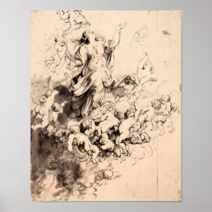 Póster Paul Rubens - Asunción de María