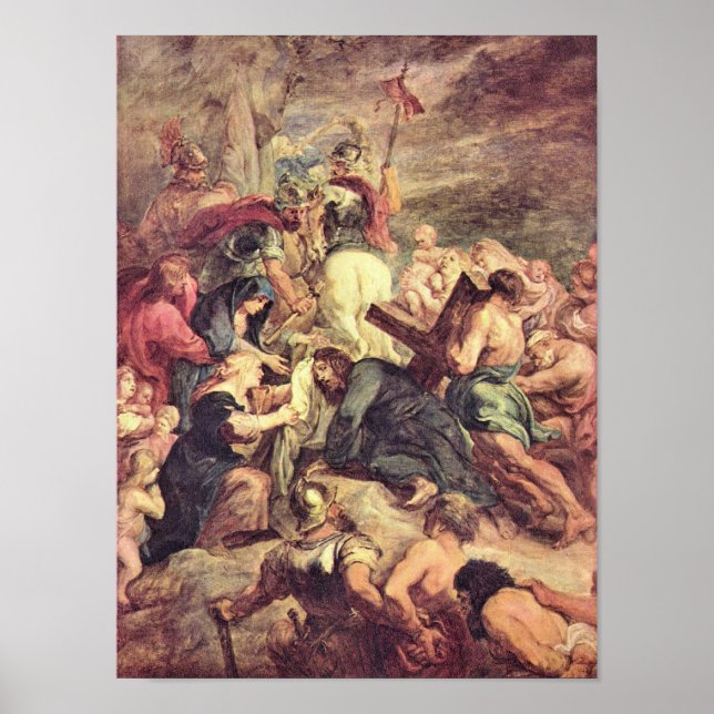 Póster Paul Rubens - Crucifixión de Cristo (Frente)