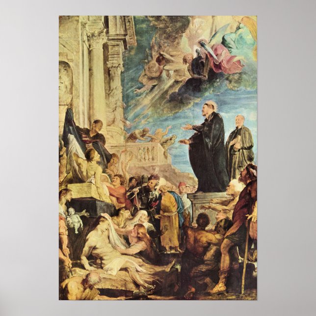 Póster Paul Rubens - The Miracle of St Francis Xavier (Frente)