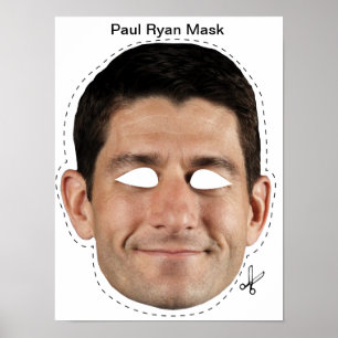 Póster Paul Ryan Mask