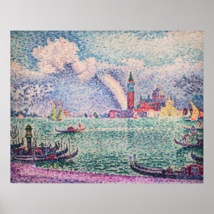 Póster Paul Signac - Arcoiris, Venecia
