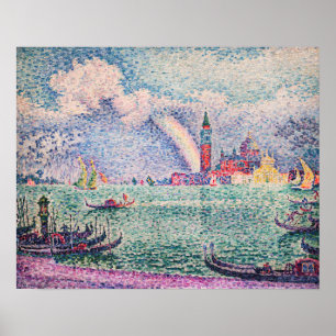 Póster Paul Signac - Arcoíris, Venecia