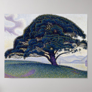 Póster Paul Signac - el pino de Bonaventure