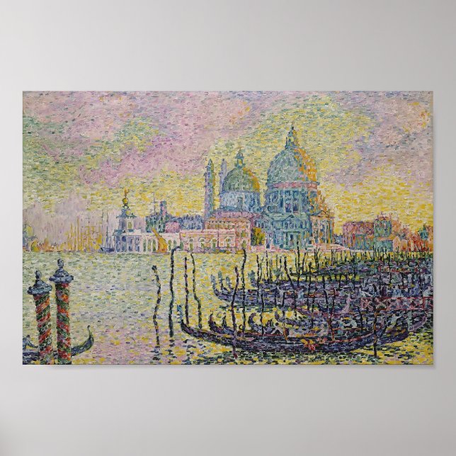Póster Paul Signac - Gran Canal (Venise) (Frente)