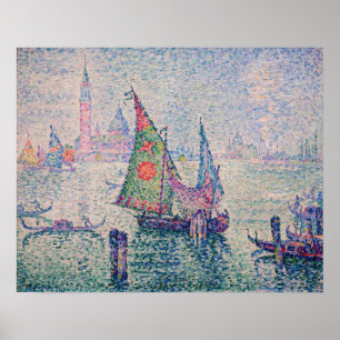 Póster Paul Signac - La Vela Verde