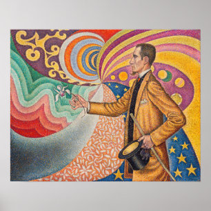 Póster Paul Signac - Retrato de M Félix Feneon, Opus 217
