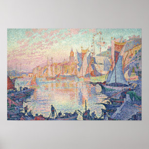 Póster Paul Signac - The Port of Saint-Tropez