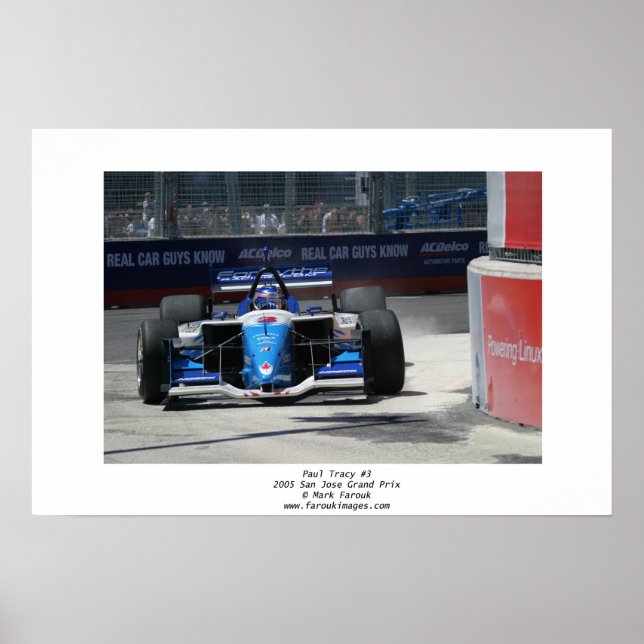Póster Paul Tracy, SJGP (Frente)