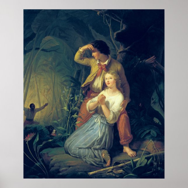 Póster Paul y Virginie (Frente)