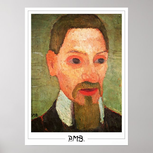 Póster Paula Modersohn-Becker Zedign Art Poster #64 (Frente)