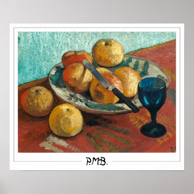 Póster Paula Modersohn-Becker Zedign Art Poster #8 (Frente)