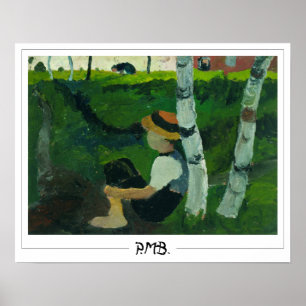 Póster Paula Modersohn-Becker Zedign Art Poster #9