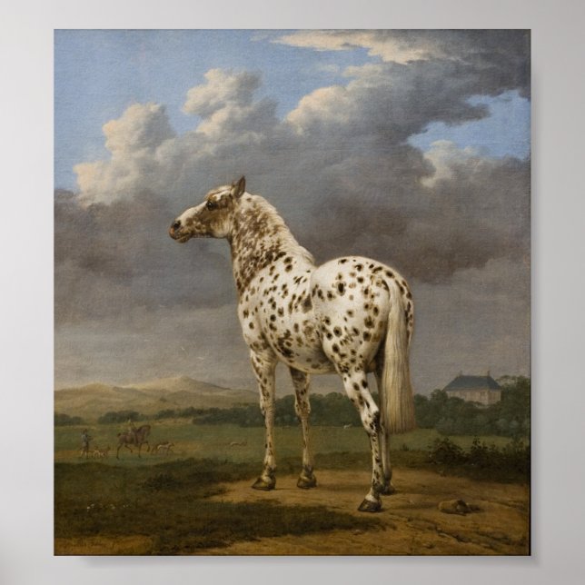 Póster Paulus Potter - El caballo "Piebald". Imagen vinta (Frente)