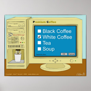 Póster Pausa de café