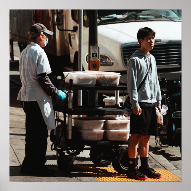 Póster Pausa en la entrega (Frente)
