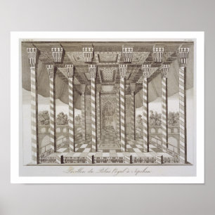 Póster Pavilion at the Royal Palace at Isfahan, from 'Voy