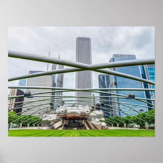 Póster Pavilion Chicago Pritzker (Frente)