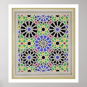 Póster Pavimento de mosaico en el vestuario del sultán