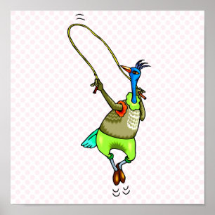 Póster Pavo real de Paige