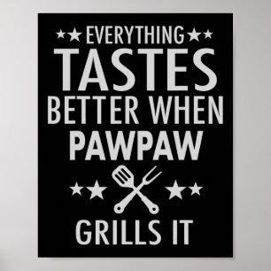 Póster Pawpaw parrilló esto - Funny Pawpaw Byrbecue