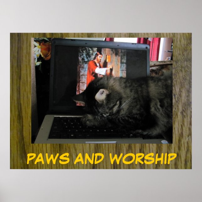 Póster Paws y culto (Frente)