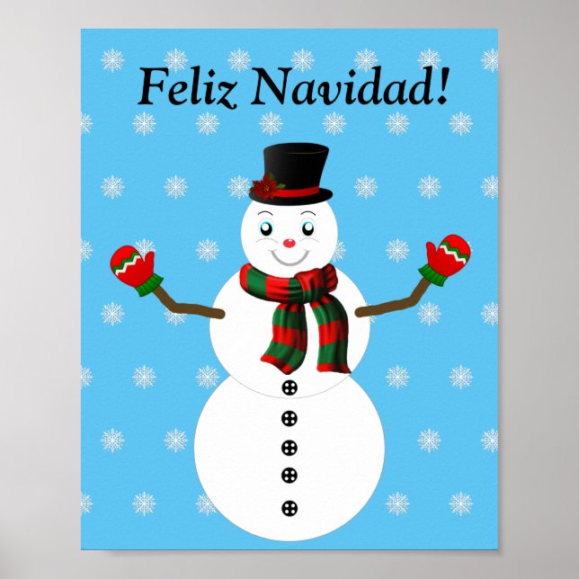 Póster Pax the snowman (Frente)