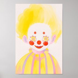 Póster Payaso amarillo