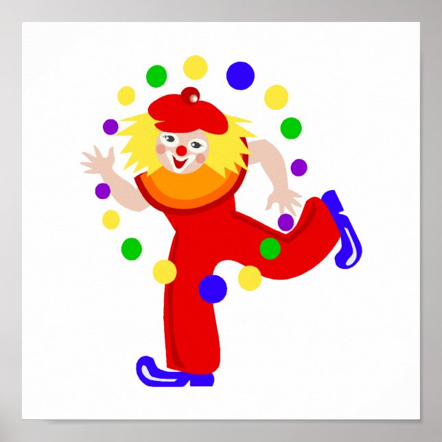Póster Payaso bailarín (Frente)