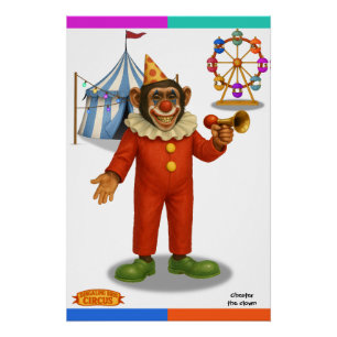 Póster payaso Chester