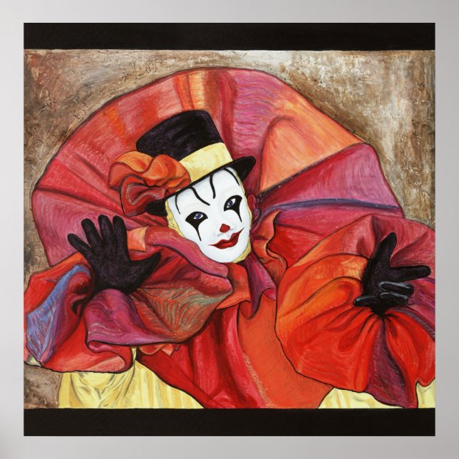 Póster Payaso de Carnaval (Frente)