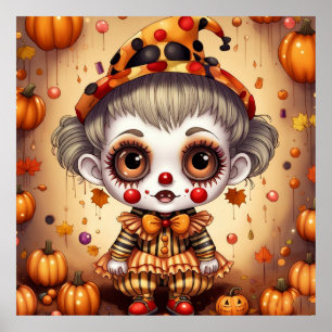 Póster Payaso de Halloween 2