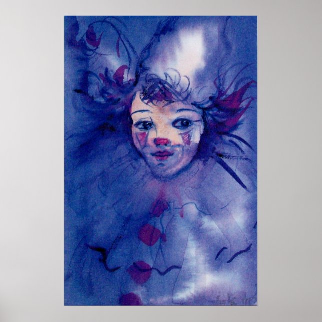 PÓSTER PAYASO DE PURPURA (Frente)