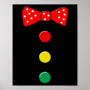 Póster Payaso disfrazado Halloween Fun Circus Clown Mateo