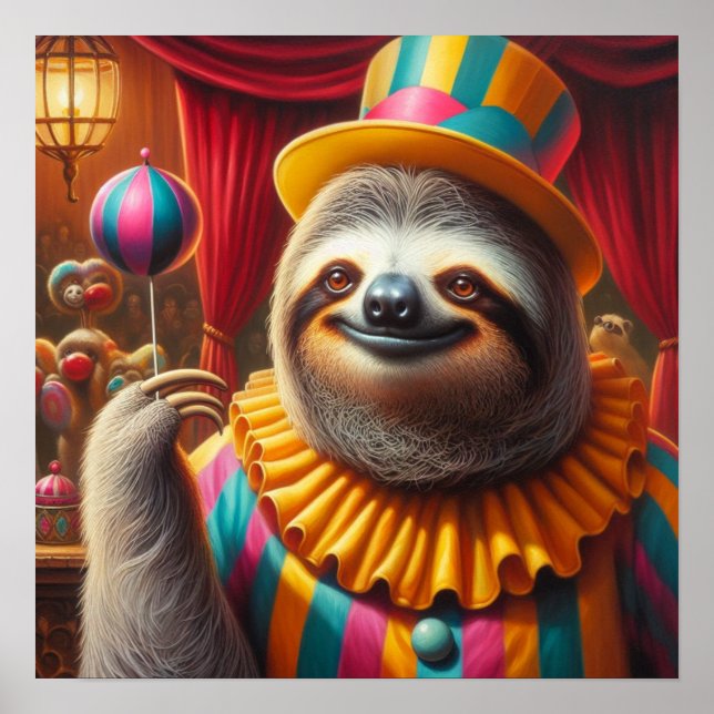 Póster Payaso eslovaco (Frente)