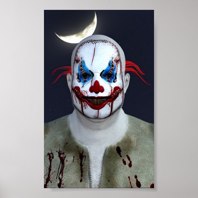 Póster Payaso espeluznante (Frente)