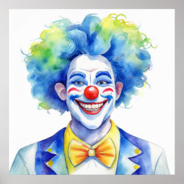 Póster Payaso feliz