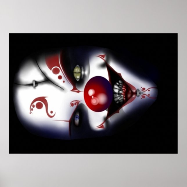 Póster Payaso malvado (Frente)