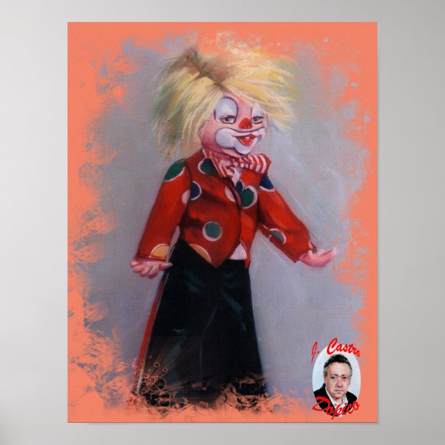 Póster Payaso/Pallaso/Clown (Frente)