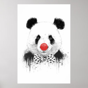 Póster Payaso panda