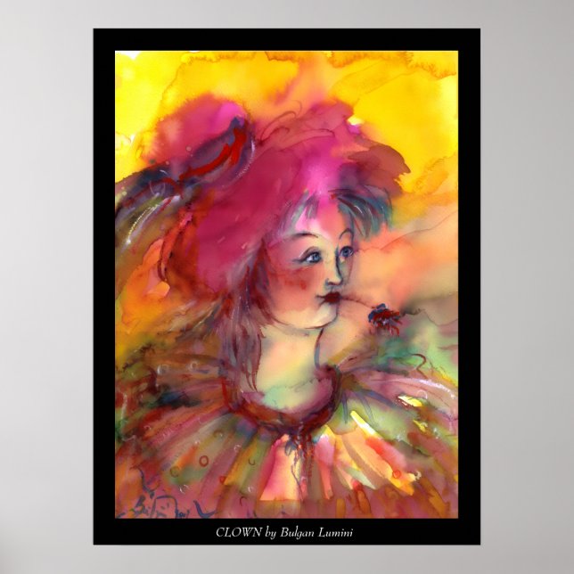PÓSTER PAYASO ROSADO (Frente)