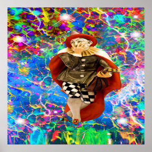 Póster Payaso Troubadour