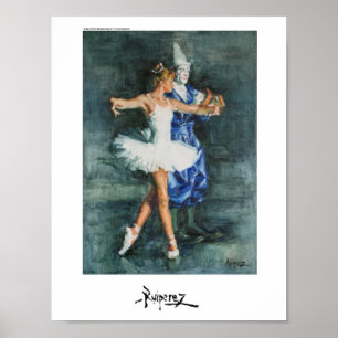 Póster Payaso y Bailarina, by Ruiperez
