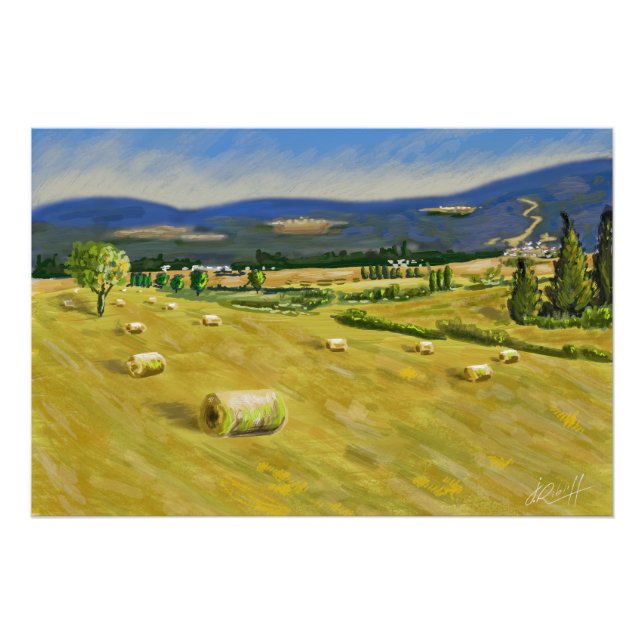 Póster Paysage de villard de lans et méaudre. (Anverso)