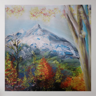 Póster Paysage des Alpes 3