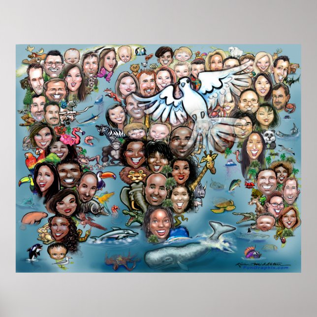 Póster Paz (Frente)