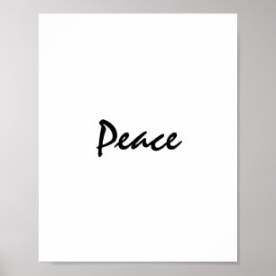 Póster Paz