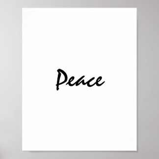Póster Paz