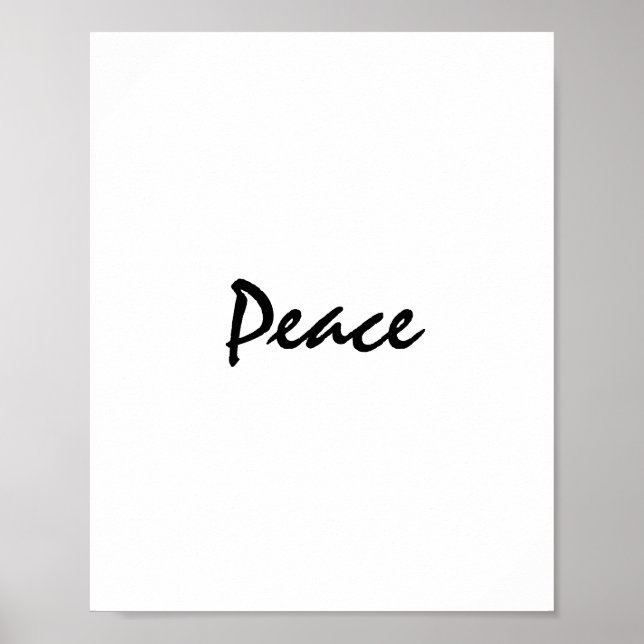 Póster Paz (Frente)