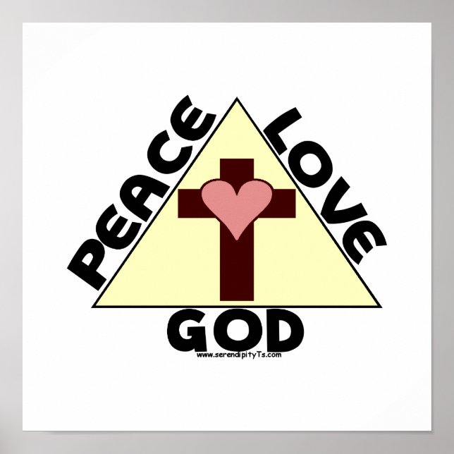 Póster Paz Amar a Dios (Frente)